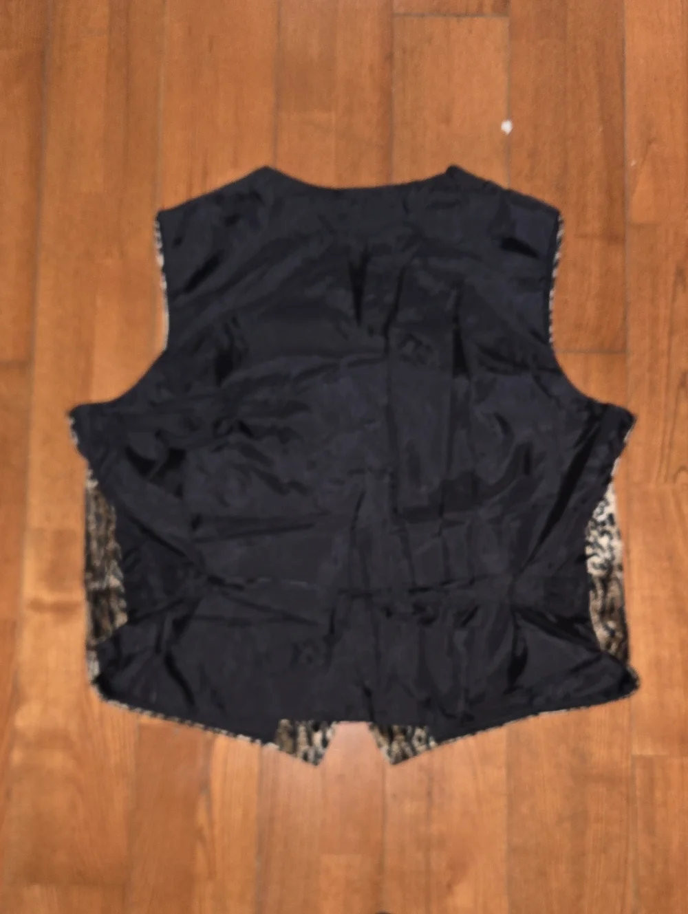 Vintage Jessica Howard Women's Animal Print Vest Size 1XL